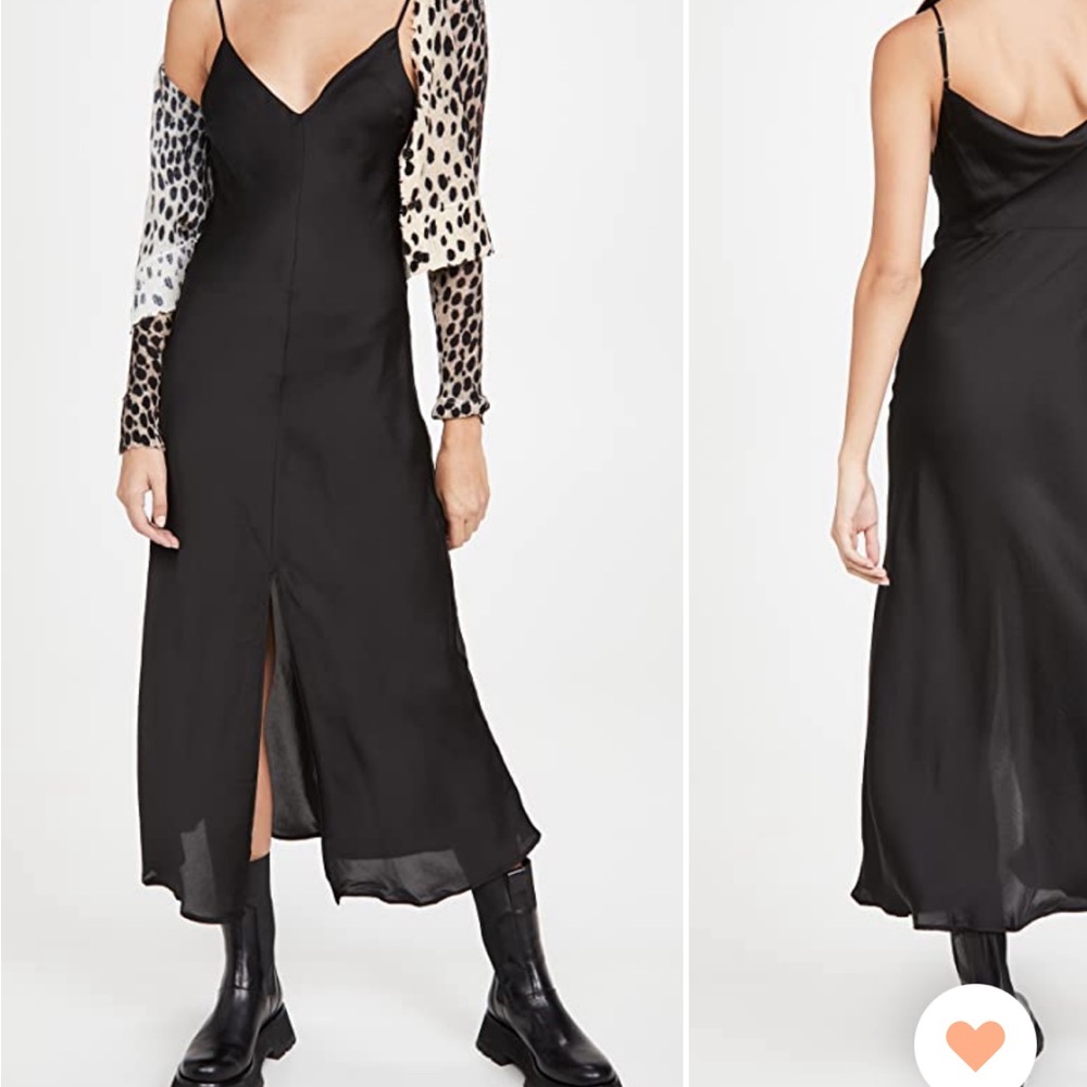 Free people Smoke and Mirrors Black Maxi Slip